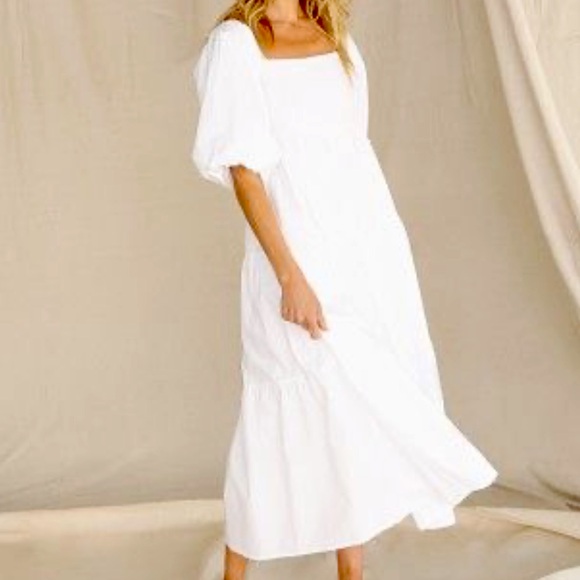 New York & Company Dresses & Skirts - NWT NY & Co. Off the Shoulder Tiered Dress
